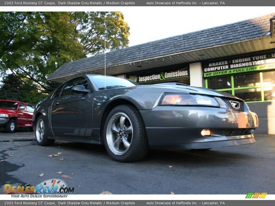 2003 Ford Mustang GT Coupe Dark Shadow Grey Metallic / Medium Graphite Photo #2