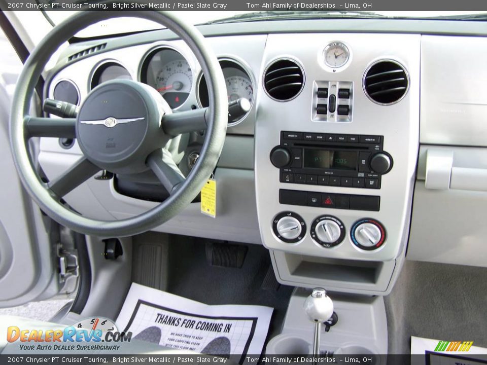 2007 Chrysler PT Cruiser Touring Bright Silver Metallic / Pastel Slate Gray Photo #12