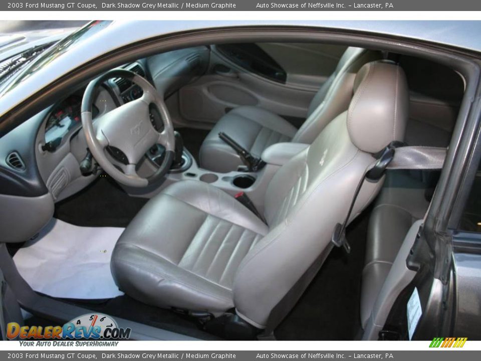 2003 Ford Mustang GT Coupe Dark Shadow Grey Metallic / Medium Graphite Photo #6