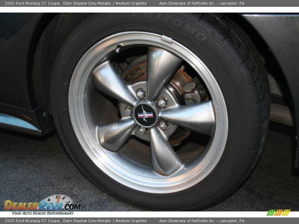 2003 Ford Mustang GT Coupe Dark Shadow Grey Metallic / Medium Graphite Photo #11