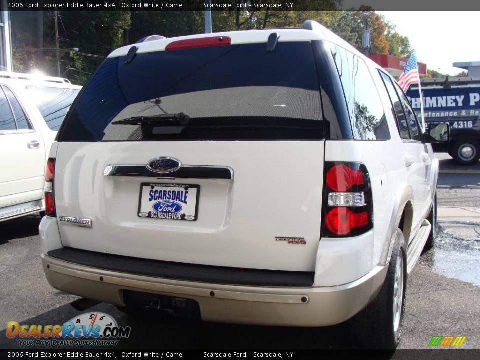 2006 Ford Explorer Eddie Bauer 4x4 Oxford White / Camel Photo #3