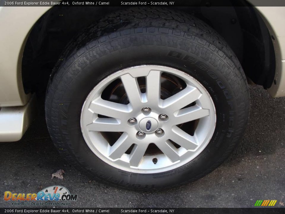 2006 Ford Explorer Eddie Bauer 4x4 Oxford White / Camel Photo #6