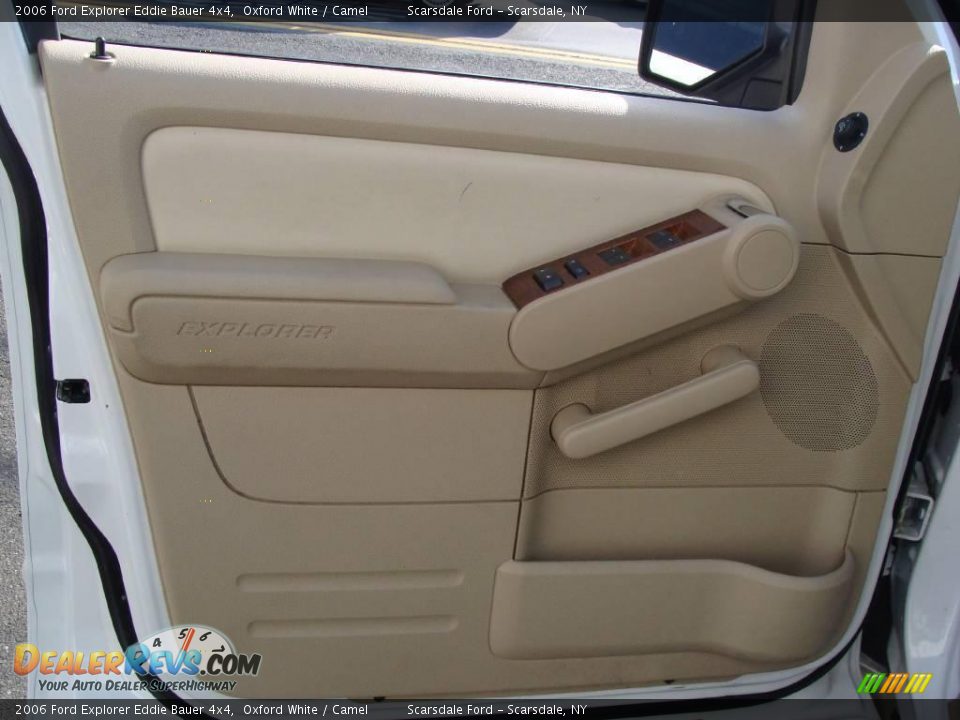 2006 Ford Explorer Eddie Bauer 4x4 Oxford White / Camel Photo #9