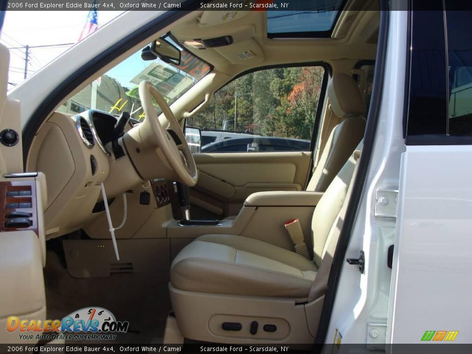 2006 Ford Explorer Eddie Bauer 4x4 Oxford White / Camel Photo #11