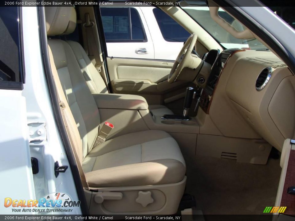 2006 Ford Explorer Eddie Bauer 4x4 Oxford White / Camel Photo #14