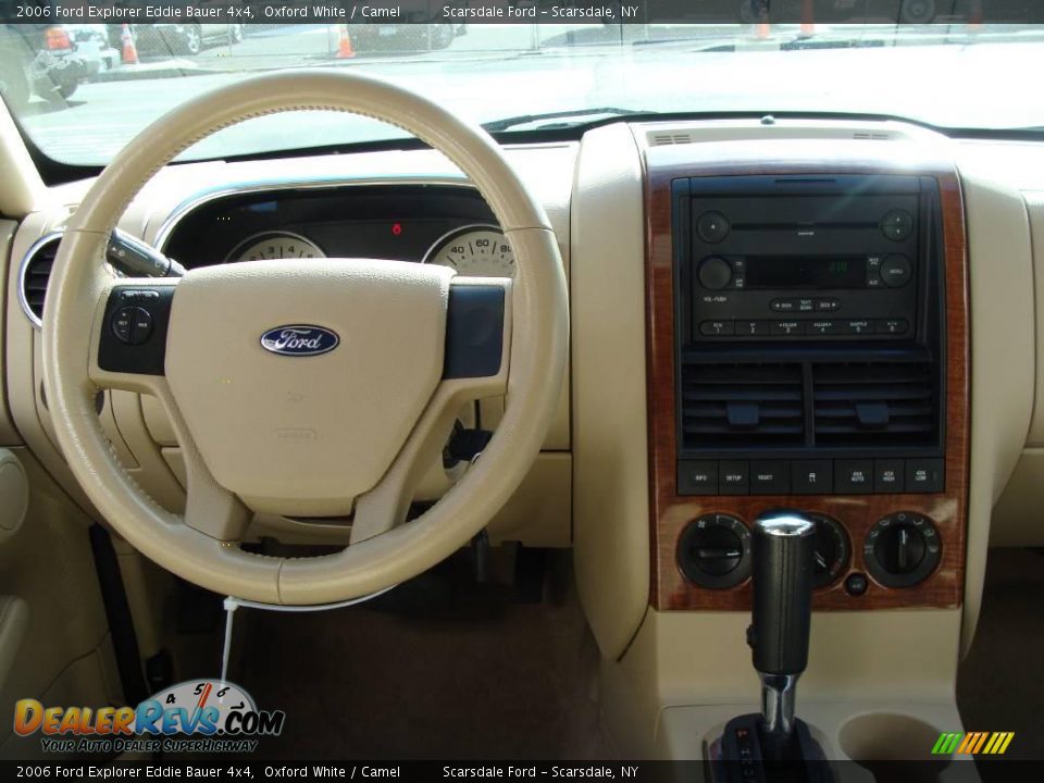 2006 Ford Explorer Eddie Bauer 4x4 Oxford White / Camel Photo #18