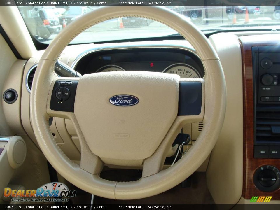 2006 Ford Explorer Eddie Bauer 4x4 Oxford White / Camel Photo #19