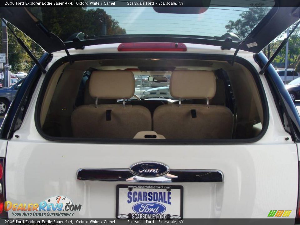2006 Ford Explorer Eddie Bauer 4x4 Oxford White / Camel Photo #26