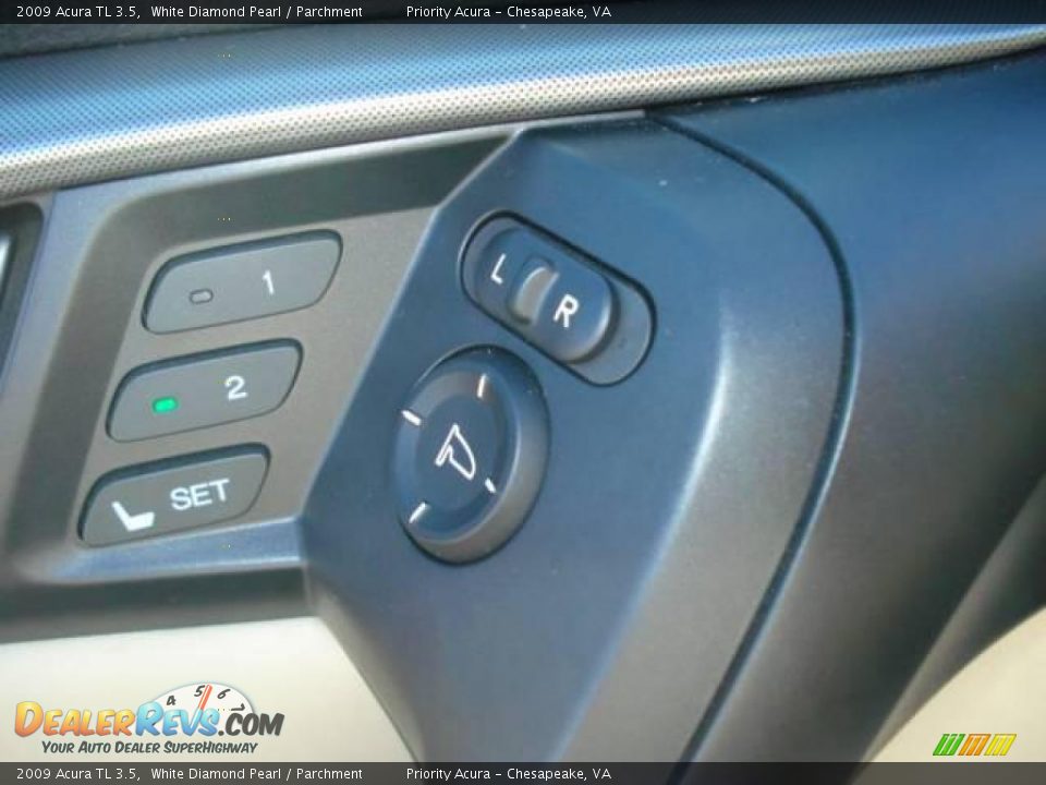 2009 Acura TL 3.5 White Diamond Pearl / Parchment Photo #14