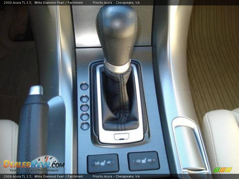 2009 Acura TL 3.5 White Diamond Pearl / Parchment Photo #20