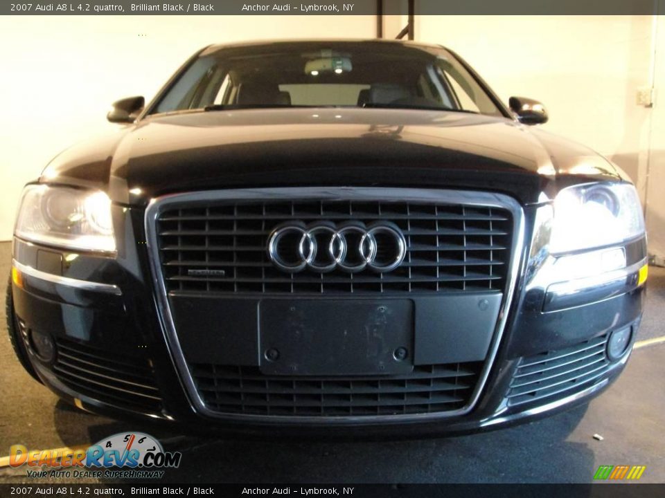 2007 Audi A8 L 4.2 quattro Brilliant Black / Black Photo #2