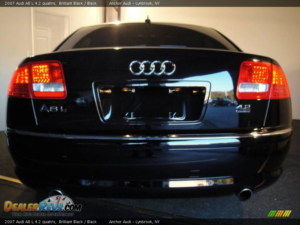 2007 Audi A8 L 4.2 quattro Brilliant Black / Black Photo #4