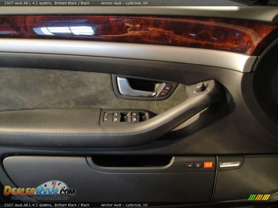 2007 Audi A8 L 4.2 quattro Brilliant Black / Black Photo #7