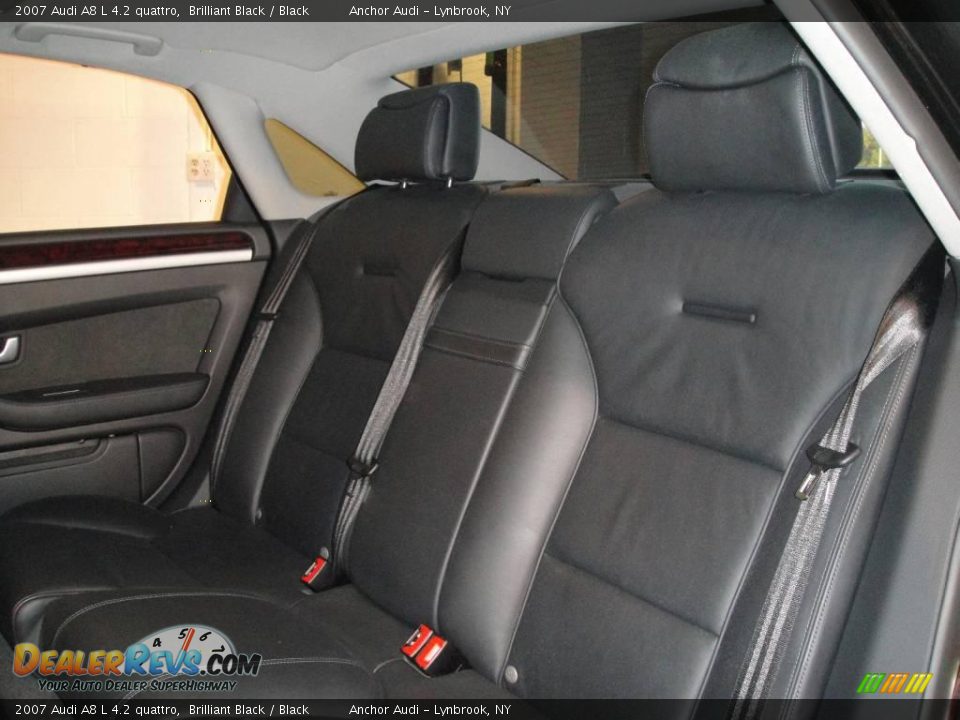 2007 Audi A8 L 4.2 quattro Brilliant Black / Black Photo #12