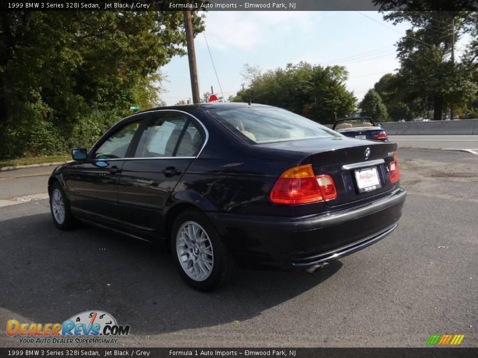 1999 BMW 3 Series 328i Sedan Jet Black / Grey Photo #4