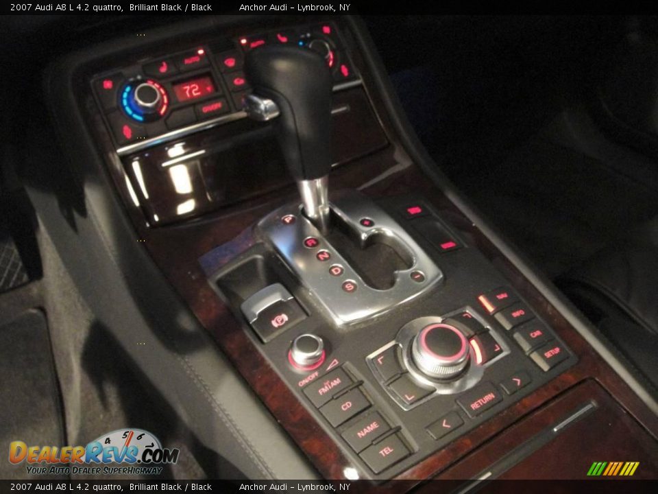 2007 Audi A8 L 4.2 quattro Brilliant Black / Black Photo #16