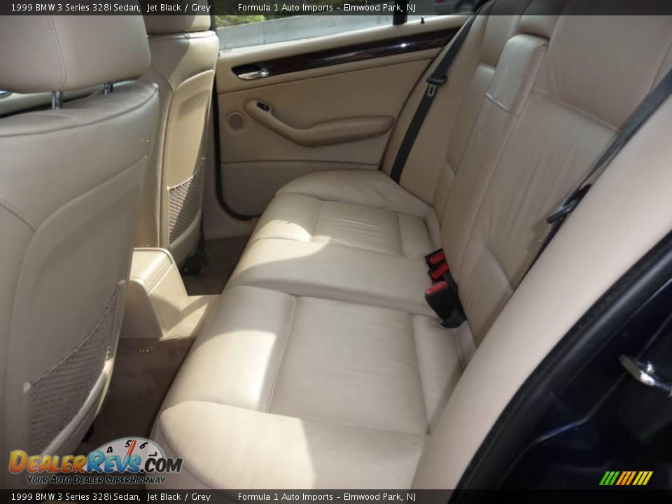 1999 BMW 3 Series 328i Sedan Jet Black / Grey Photo #8