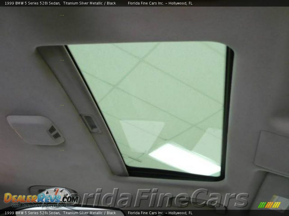 1999 BMW 5 Series 528i Sedan Titanium Silver Metallic / Black Photo #19