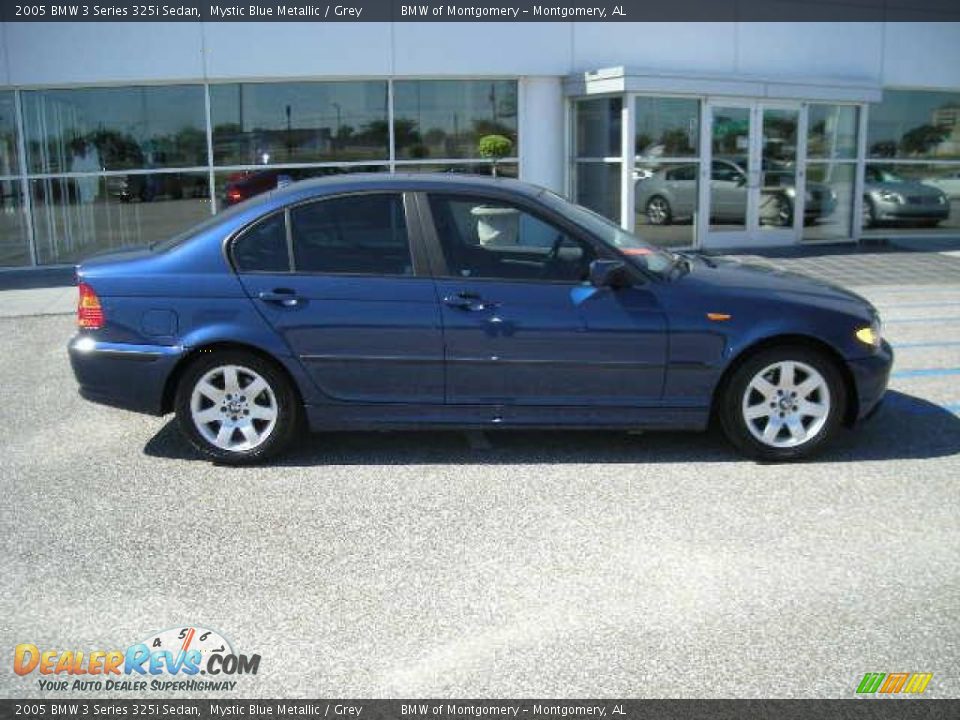 2005 BMW 3 Series 325i Sedan Mystic Blue Metallic / Grey Photo #2