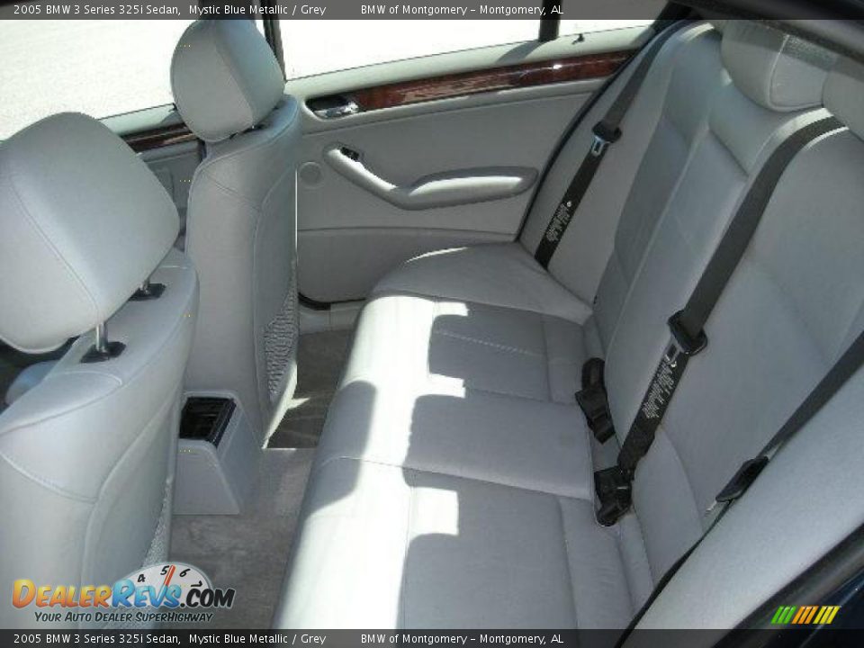 2005 BMW 3 Series 325i Sedan Mystic Blue Metallic / Grey Photo #7