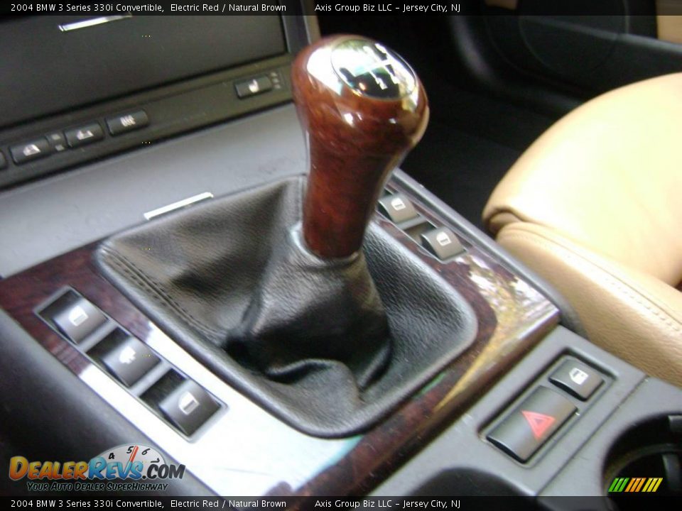 2004 BMW 3 Series 330i Convertible Electric Red / Natural Brown Photo #20