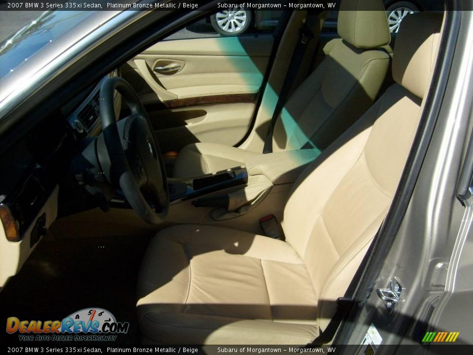 2007 BMW 3 Series 335xi Sedan Platinum Bronze Metallic / Beige Photo #10