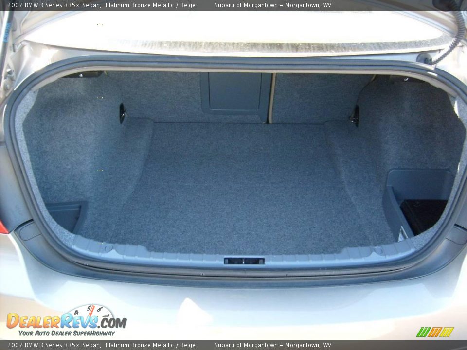 2007 BMW 3 Series 335xi Sedan Platinum Bronze Metallic / Beige Photo #15
