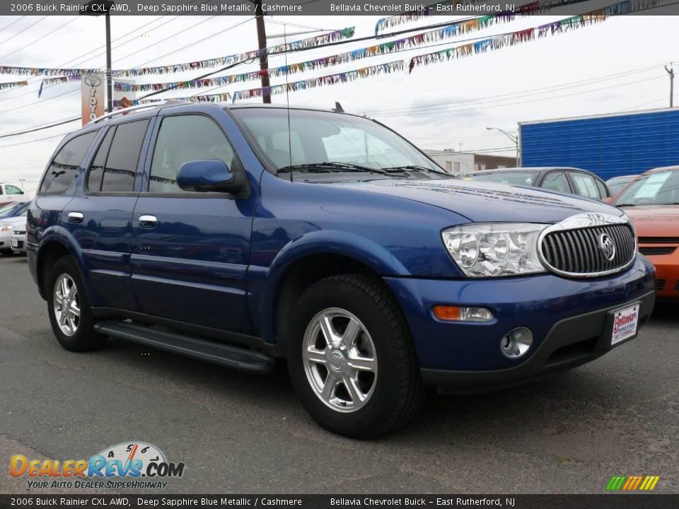 2006 Buick Rainier CXL AWD Deep Sapphire Blue Metallic / Cashmere Photo #3