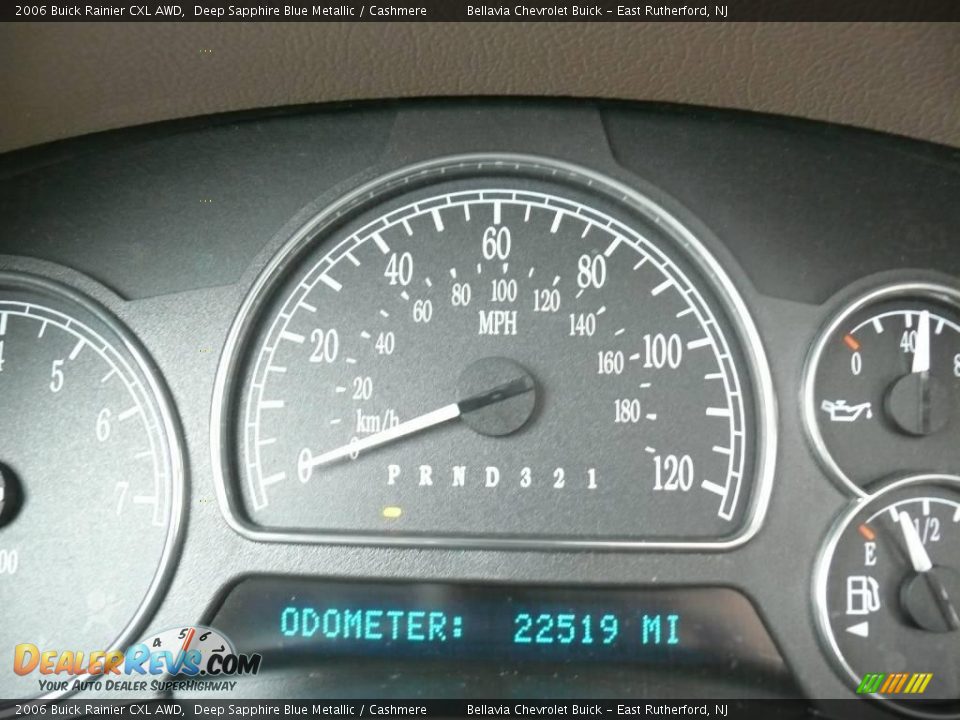 2006 Buick Rainier CXL AWD Deep Sapphire Blue Metallic / Cashmere Photo #11