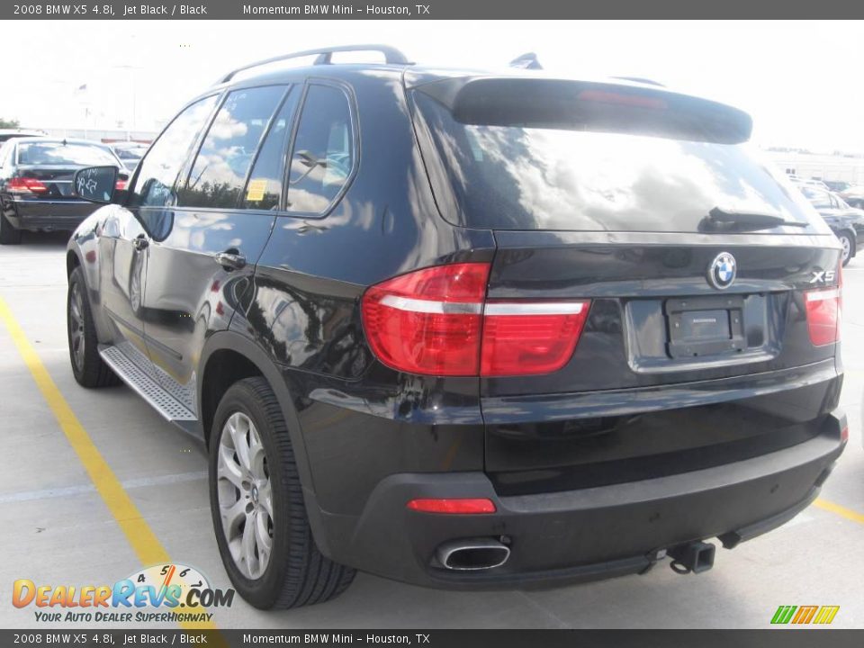 2008 BMW X5 4.8i Jet Black / Black Photo #2