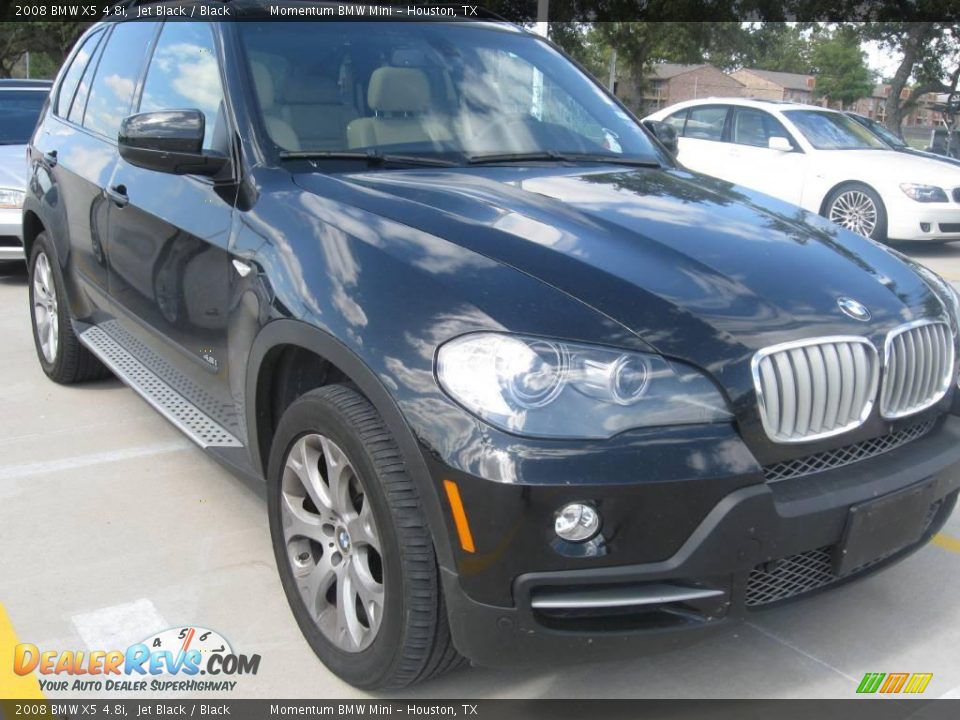 2008 BMW X5 4.8i Jet Black / Black Photo #4