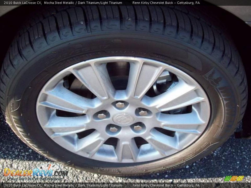2010 Buick LaCrosse CX Mocha Steel Metallic / Dark Titanium/Light Titanium Photo #12
