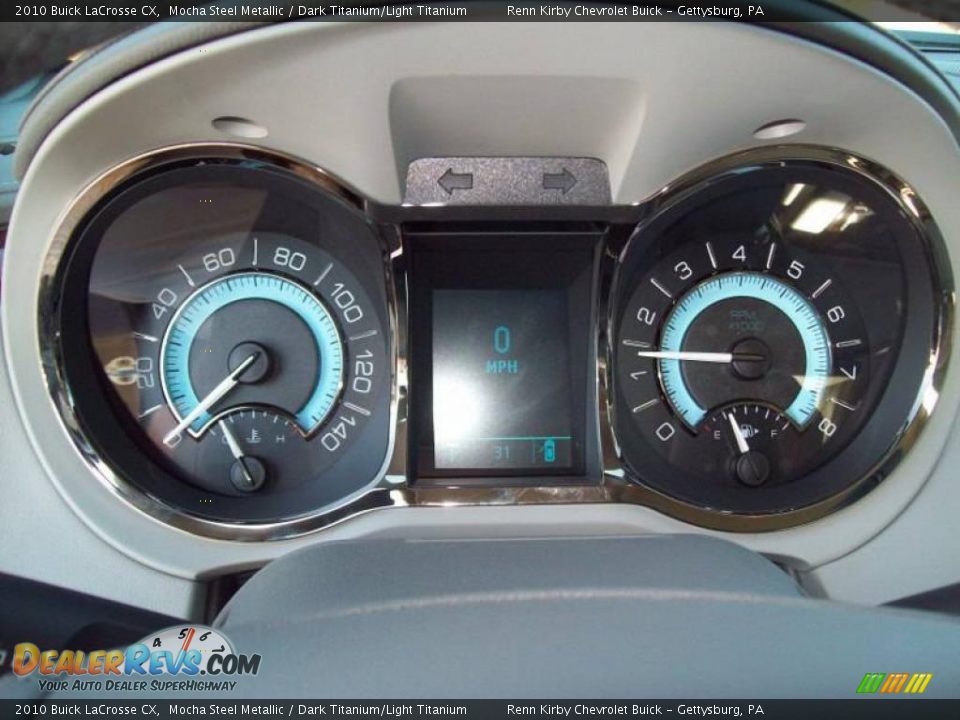 2010 Buick LaCrosse CX Mocha Steel Metallic / Dark Titanium/Light Titanium Photo #16