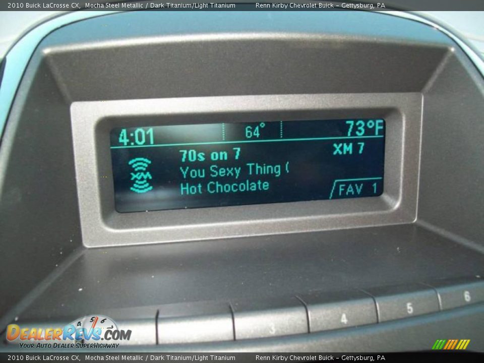 2010 Buick LaCrosse CX Mocha Steel Metallic / Dark Titanium/Light Titanium Photo #18