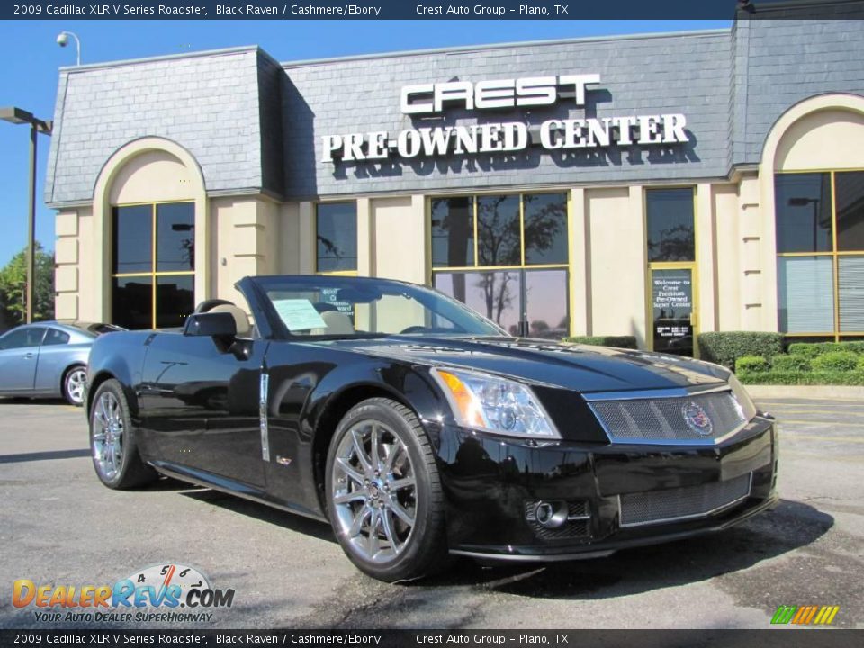 2009 Cadillac XLR V Series Roadster Black Raven / Cashmere/Ebony Photo #1