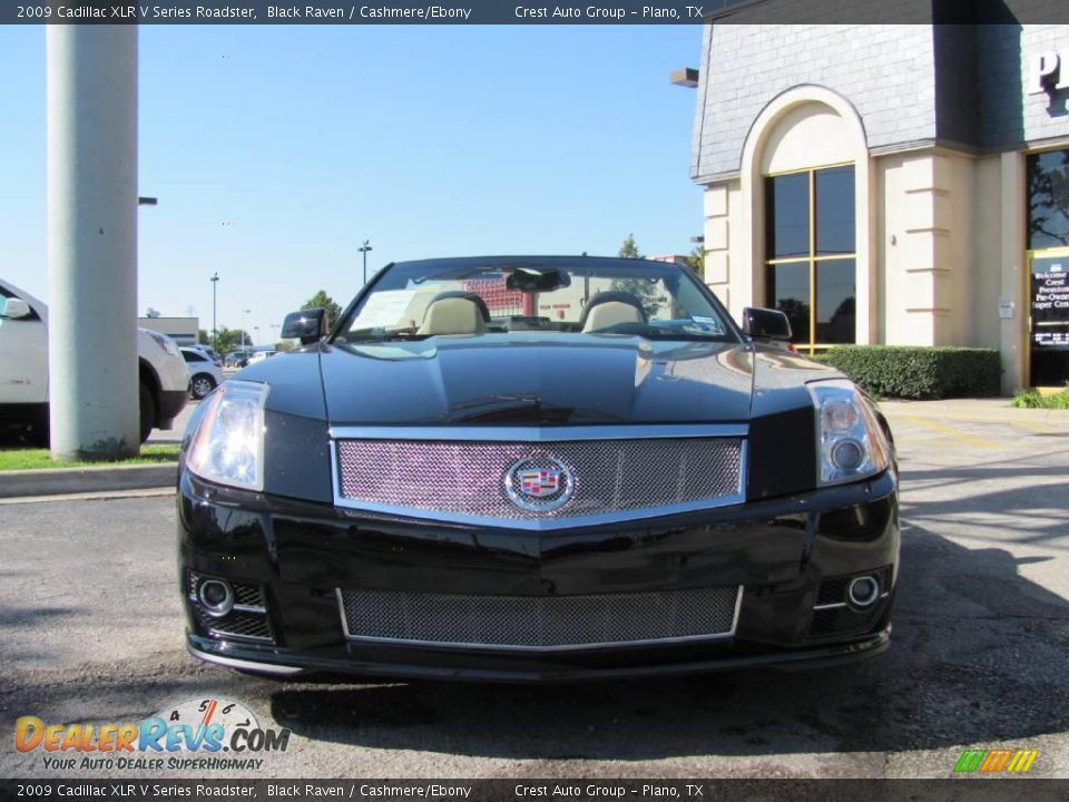 2009 Cadillac XLR V Series Roadster Black Raven / Cashmere/Ebony Photo #2