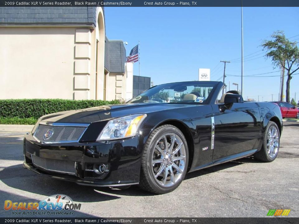 2009 Cadillac XLR V Series Roadster Black Raven / Cashmere/Ebony Photo #4