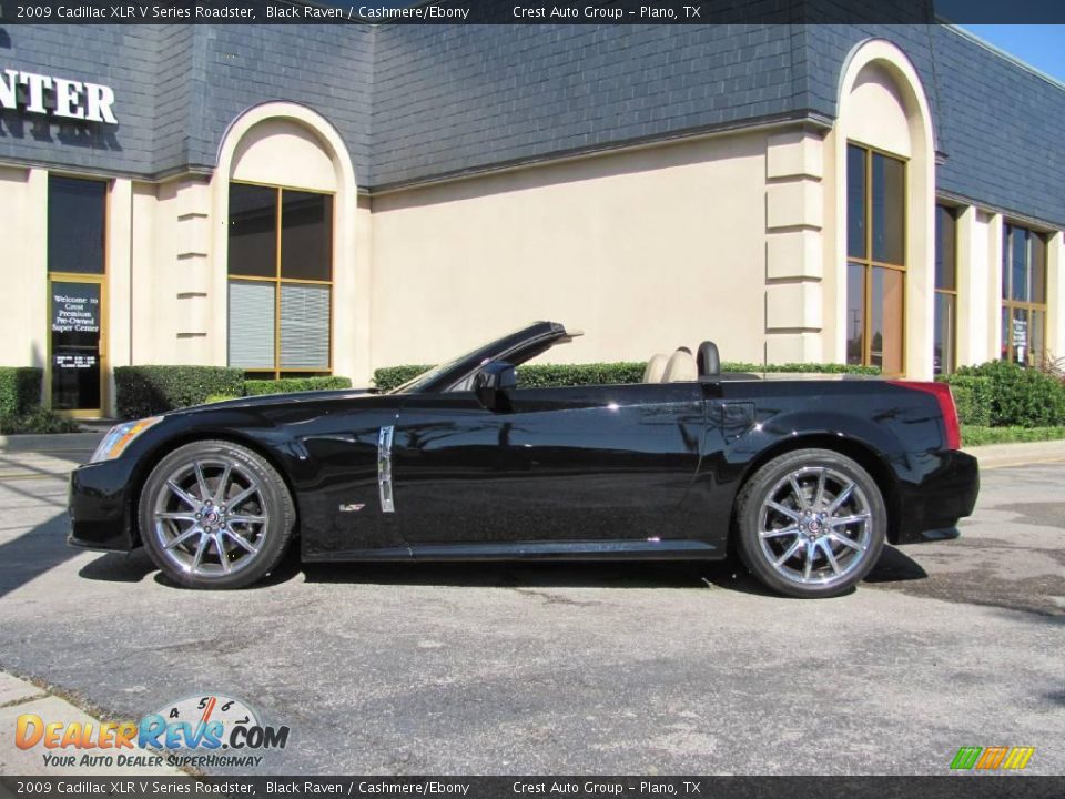 2009 Cadillac XLR V Series Roadster Black Raven / Cashmere/Ebony Photo #5