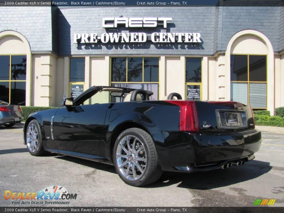 2009 Cadillac XLR V Series Roadster Black Raven / Cashmere/Ebony Photo #6