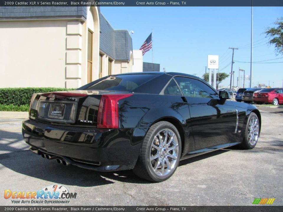 2009 Cadillac XLR V Series Roadster Black Raven / Cashmere/Ebony Photo #8