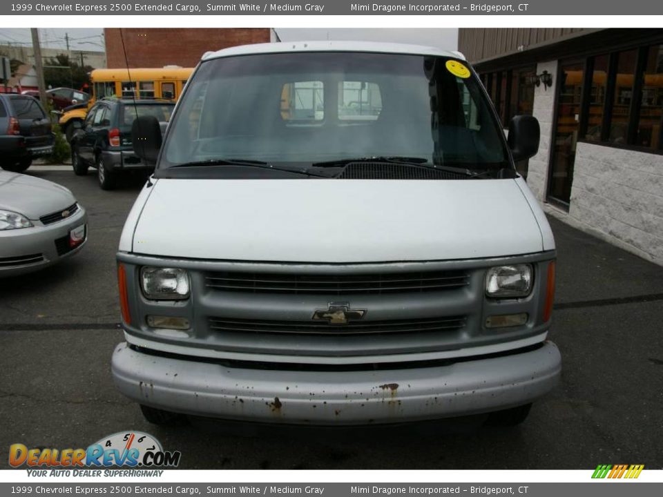 1999 Chevrolet Express 2500 Extended Cargo Summit White / Medium Gray Photo #2