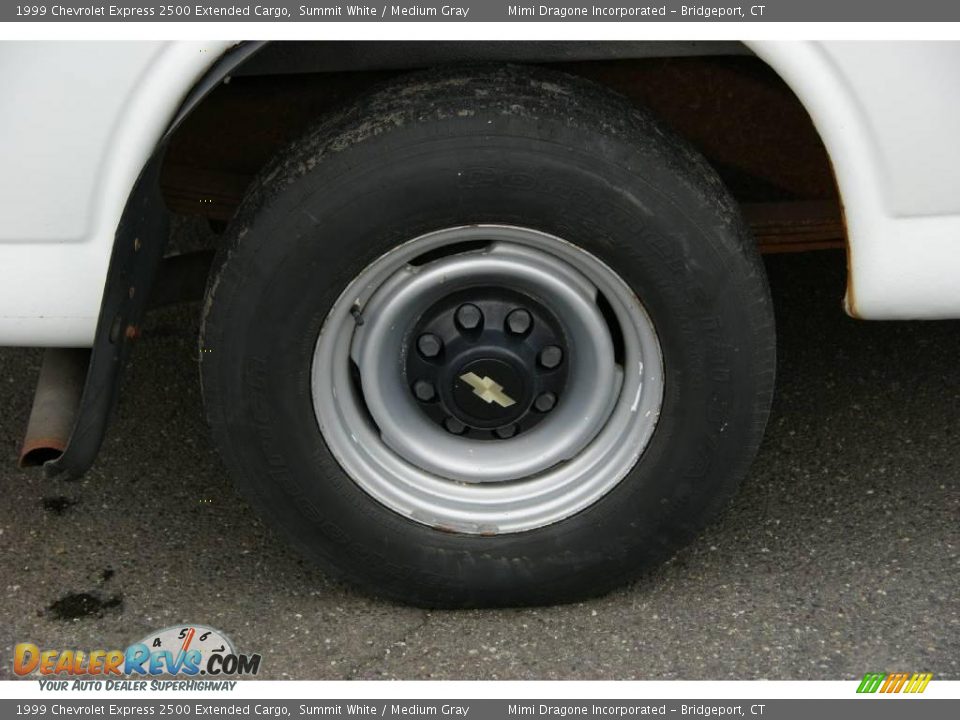 1999 Chevrolet Express 2500 Extended Cargo Summit White / Medium Gray Photo #7