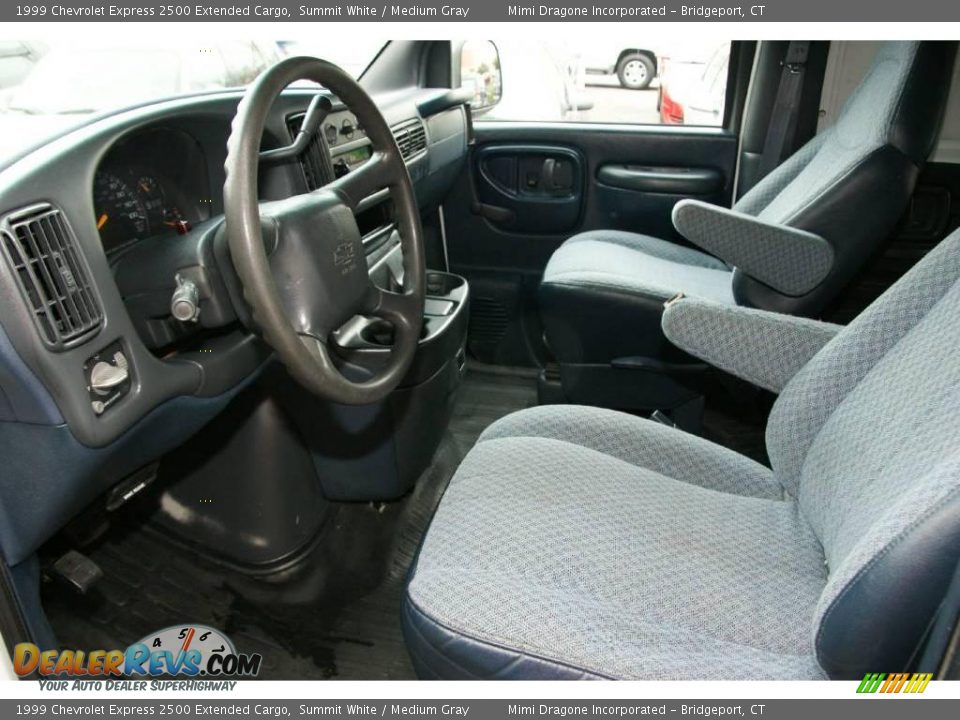 1999 Chevrolet Express 2500 Extended Cargo Summit White / Medium Gray Photo #11