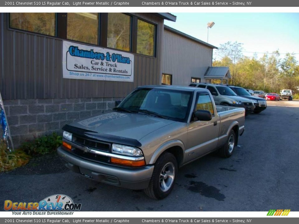 2001 Chevrolet S10 LS Regular Cab Light Pewter Metallic / Graphite Photo #1