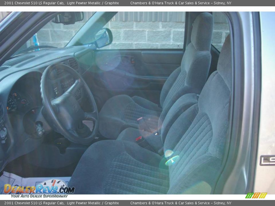 2001 Chevrolet S10 LS Regular Cab Light Pewter Metallic / Graphite Photo #3