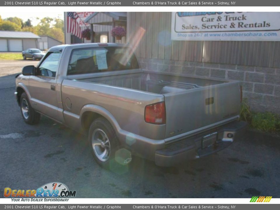 2001 Chevrolet S10 LS Regular Cab Light Pewter Metallic / Graphite Photo #7