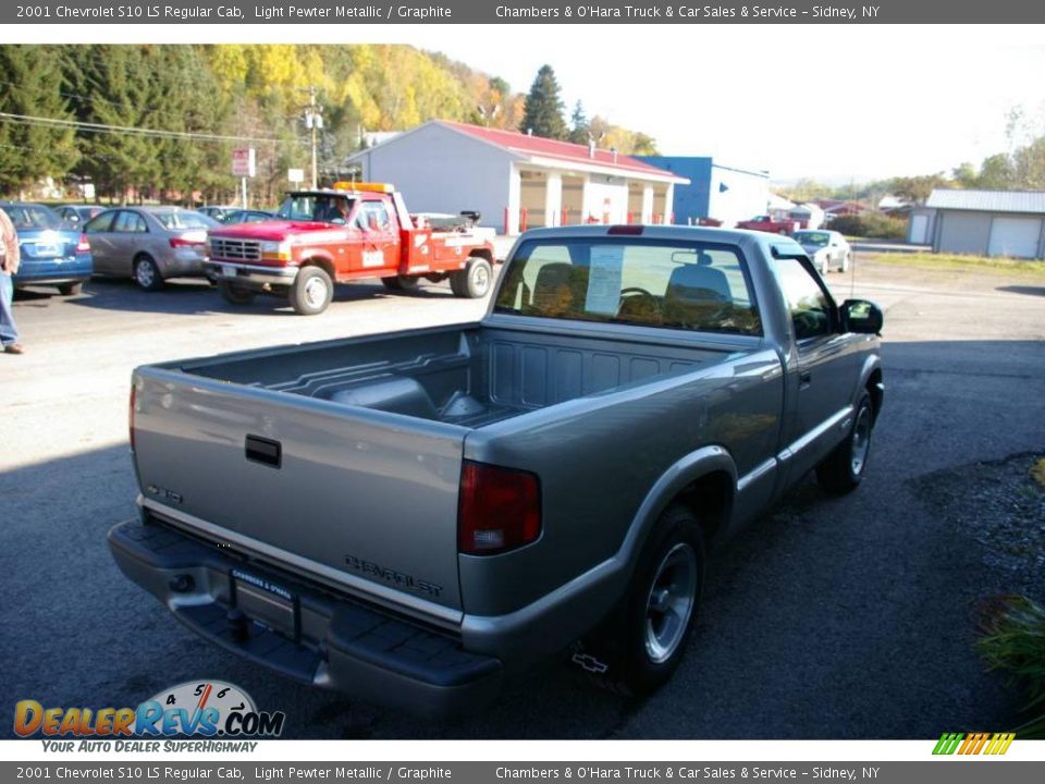 2001 Chevrolet S10 LS Regular Cab Light Pewter Metallic / Graphite Photo #9