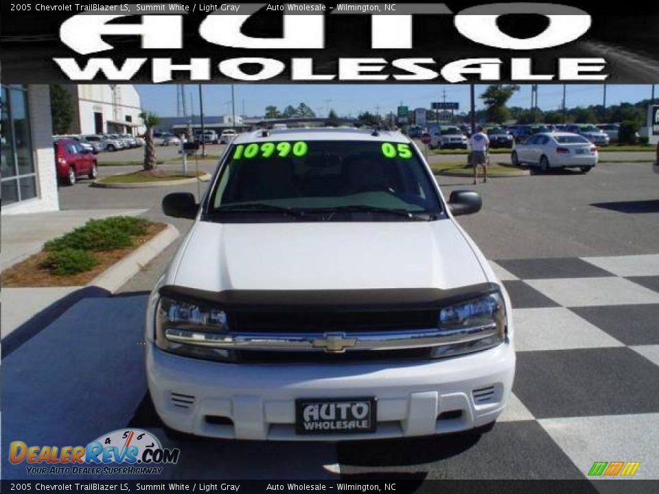 2005 Chevrolet TrailBlazer LS Summit White / Light Gray Photo #2