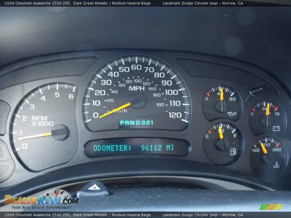 2004 Chevrolet Avalanche 1500 Z66 Dark Green Metallic / Medium Neutral Beige Photo #27