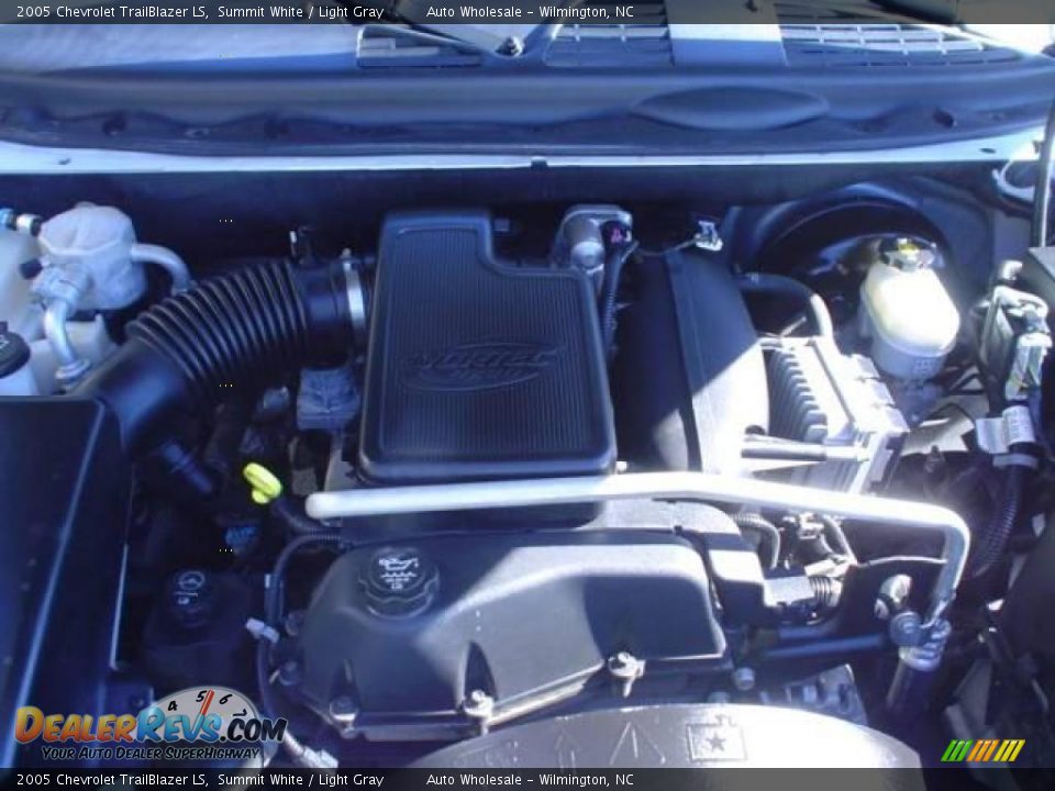 2005 Chevrolet TrailBlazer LS Summit White / Light Gray Photo #6